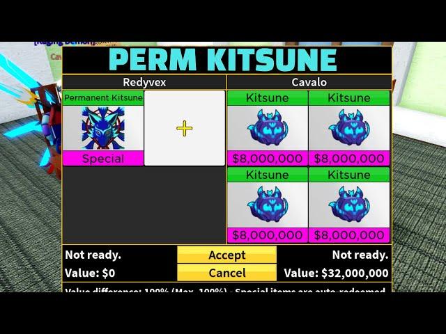 What do People Trade For PERM KITSUNE..? (Blox Fruits)