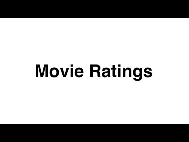 Movie Ratings