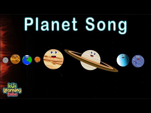 The Planet Song - 8 Planets of the Solar System Song for Kids | KidsLearningTube