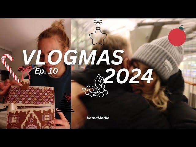 Vlogmas Ep. 10: letzter Tag Zuhause, zurück nach Wien, Überraschungspaket I KathaMariie