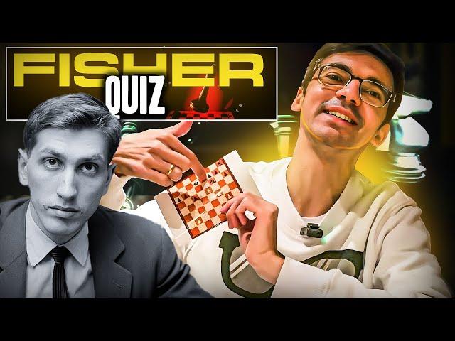 Anish Giri takes on the Fischer Quiz in New York!