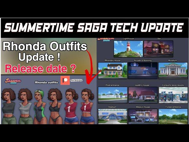 Summertime Saga New Rohoda Outfits Update,New Location sneak peak,New widescreen Update ,Tech Update