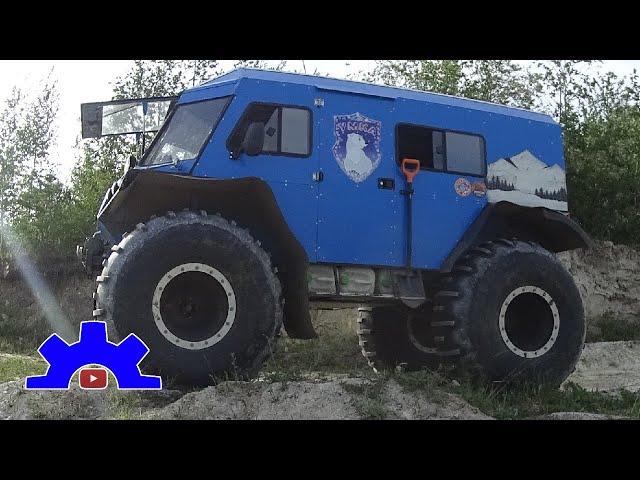 A homemade RUSSIAN all-terrain vehicle Umka. Simple, reliable, and beautiful.