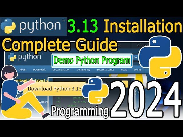 How to Install Python 3.13 on Windows 10/11 [2024 Update] Complete Guide | Hello World Python Code