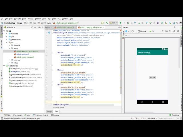 Develop Simple Quiz App Android Studio 2019