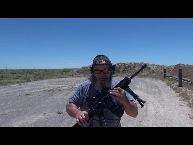 Gilboa Snake Double Barreled AR 15 vs Steel targets from 100 Yards