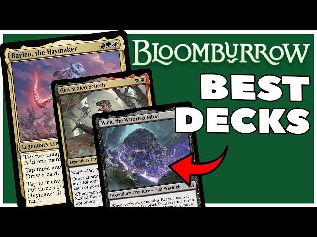 THREE of the BEST COMMANDER DECKS out of Bloomburrow - for UNDER $50! #edh