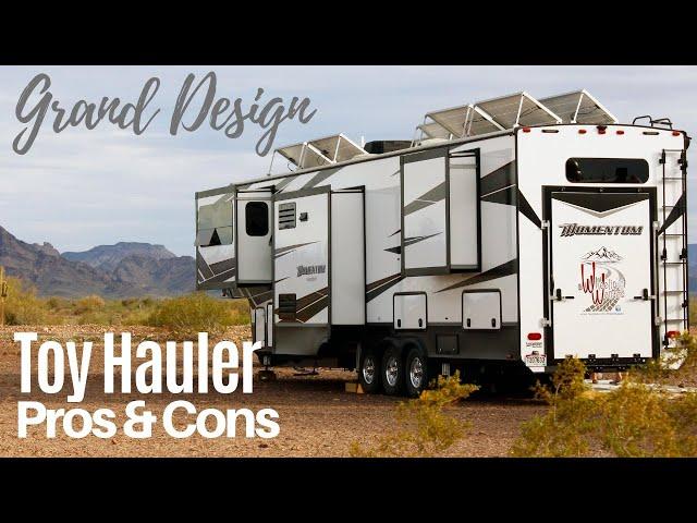 Grand Design Momentum 376TH (Toy Hauler) Tour - Full Time RV