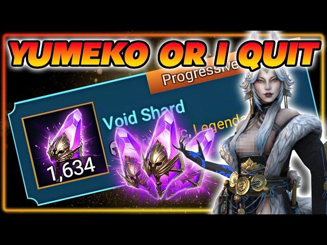 ALL MY SHARDS FOR YUMEKO OR ELSE!!! | 25x Void Summons | RAID Shadow Legends