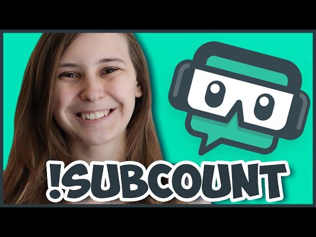 Streamlabs Cloudbot Subcount Command Twitch