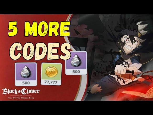 [All New Codes] Black Clover M | New Black Clover Mobile Redeem Codes 2024