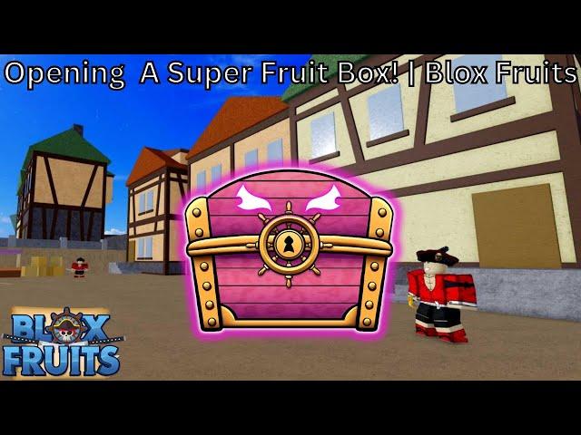 Opening A Super Fruit Box! | Blox Fruits (Watch Till The End)