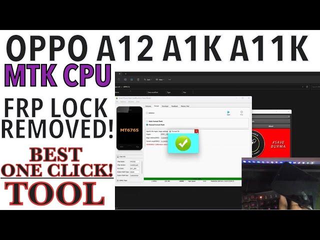 OPPO A12 A1K A11K [MTK] - Remove Google FRP Lock, Bypass in ONE CLICK!