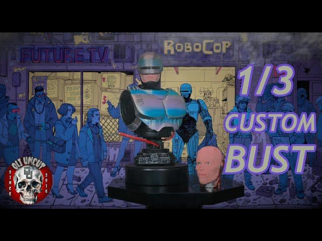 CUSTOM 1/3 ROBOCOP BUST BY OLI UNCUT