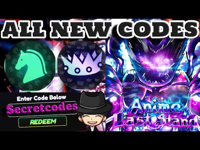 ANIME LAST STAND *NEW* CODES FOR MARCH 2025  - ANIME LAST STAND *SECRET* CODES (ROBLOX)