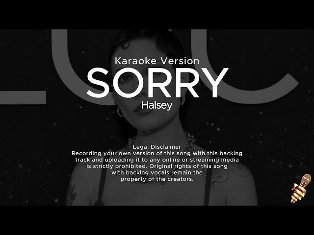 Halsey – Sorry (Karaoke Version)