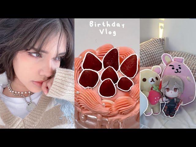  vlog de cumpleaños: regalos, mi primer album de kpop, MUCHOS postres y más