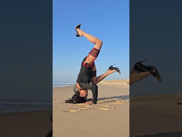 yoga on the beach ️ uperbody strength and core   practice