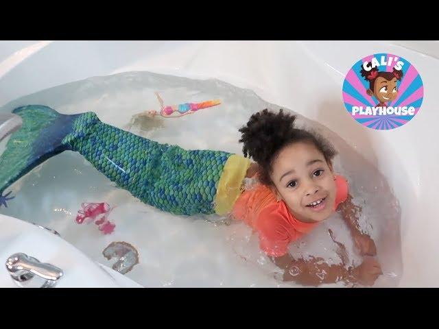 Mermaid in Real Life | Cali's Playhouse