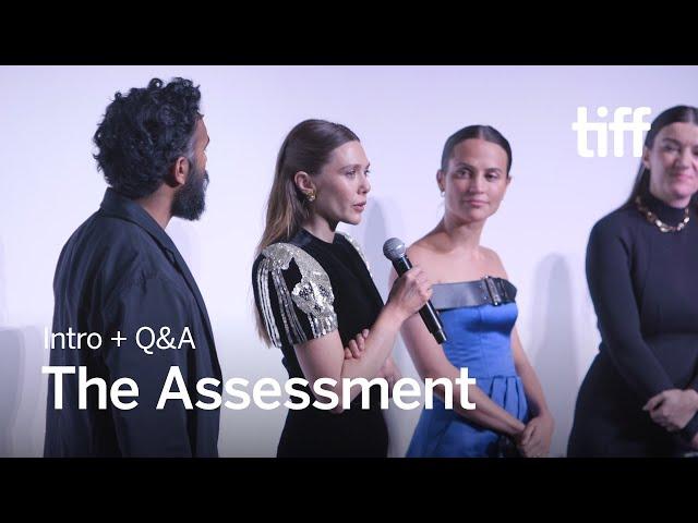 THE ASSESSMENT Q&A with Elizabeth Olsen, Alicia Vikander & Himesh Patel | TIFF 2024