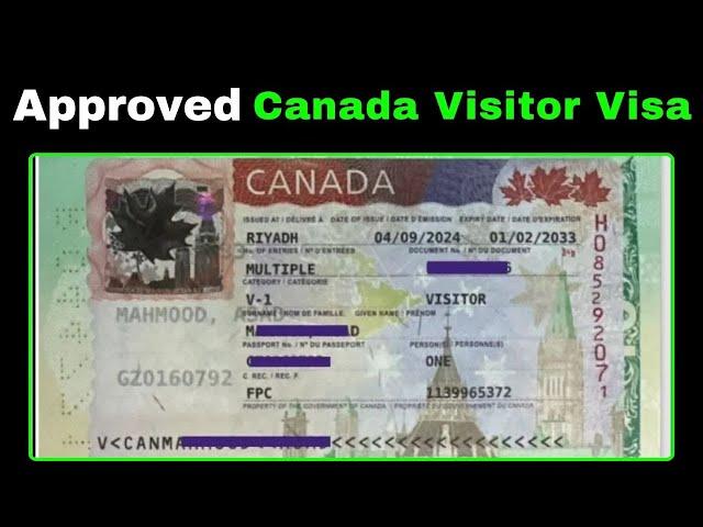 Canada Visitor Visa  Approval , Updates Sep 2025 #canada #visitorvisa