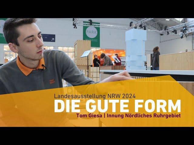 Gesellenstück von Tom Giesa – DIE GUTE FORM NRW 2024