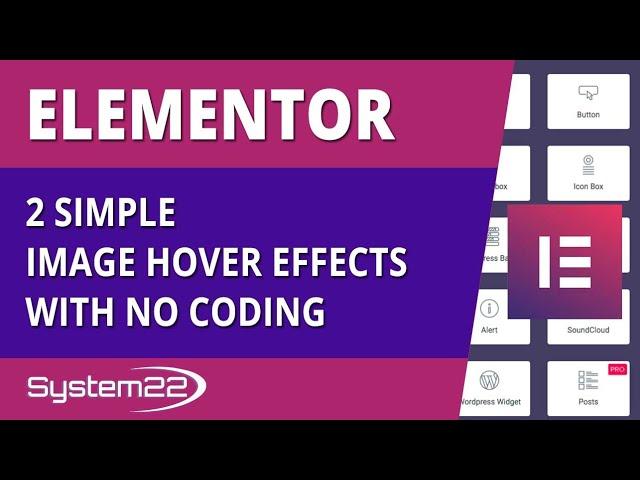 Elementor 2 Simple Image Hover Effects With No Coding 