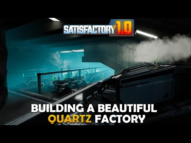 FINALLY building a crystal oscillator factory in satisfactory 1.0