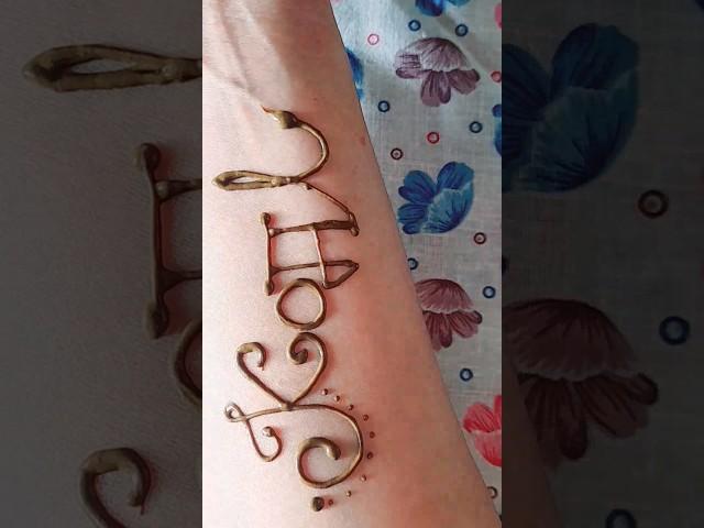 Komal name mehndi tattoo design  #komal #nametattoo #mehndi2023