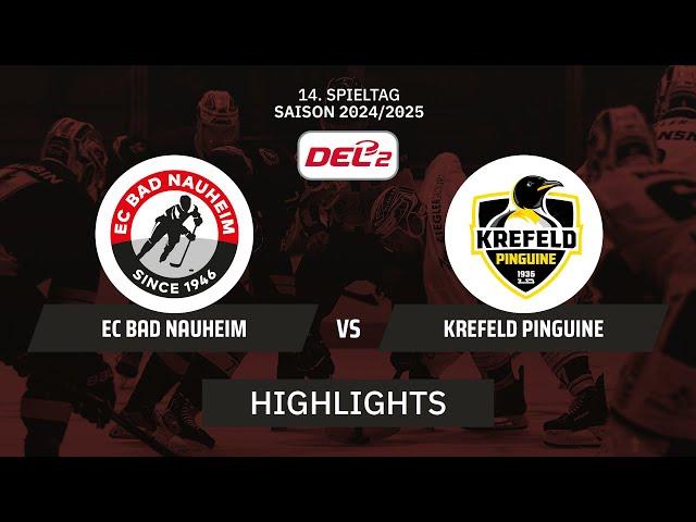 DEL2: EC Bad Nauheim vs. Krefeld Pinguine | Highlights - 14.Spieltag | SDTV Eishockey