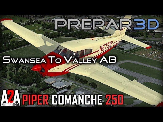 Prepar3D v3 - Around The World - 4: Swansea (EGKH) To Valley AB (EGOV)