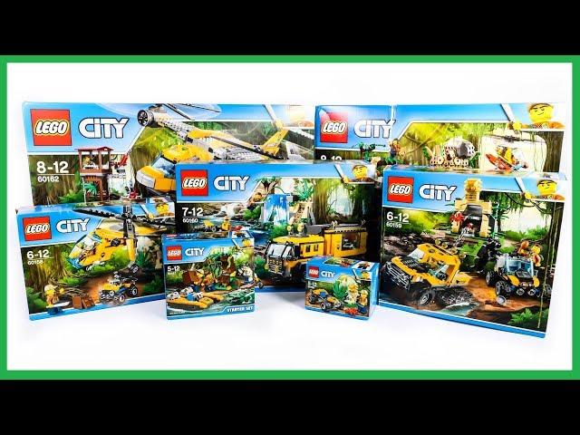 ALL LEGO City Jungle Explorers Sets Collection/Compilation