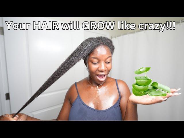 3 WAYS TO USE ALOE VERA FOR MASSIVE HAIR GROWTH| Aloe vera oil, prepoo & Aloe Vera leave in butter