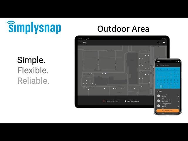 Quick overview of SimplySnap for Outdoor Lighting Systems