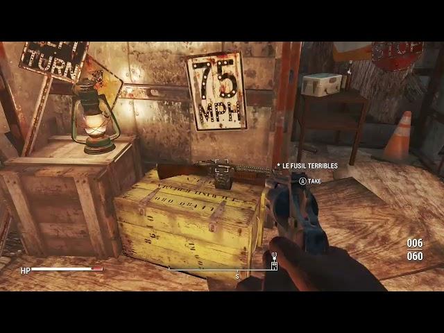 Fallout 4 Rare Shotgun LE FUSIL TERRIBLES