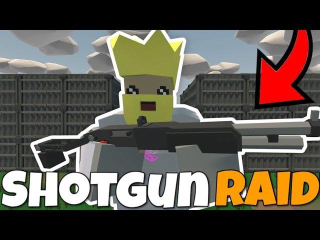 RAIDING WITH A SHOTGUN IN UNTURNED? - Modded Unturned #82