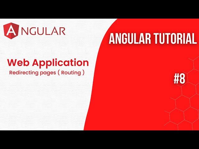 Angular Tutorial | E8 | Redirecting to  pages (Routing) | 2023 | Front End Development