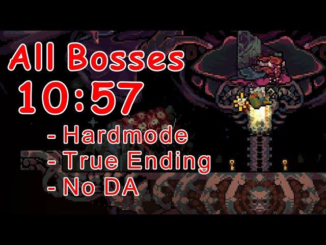 Vagante speedrun All Bosses 10:57 / Hardmode, Wildling, True Ending, No DA