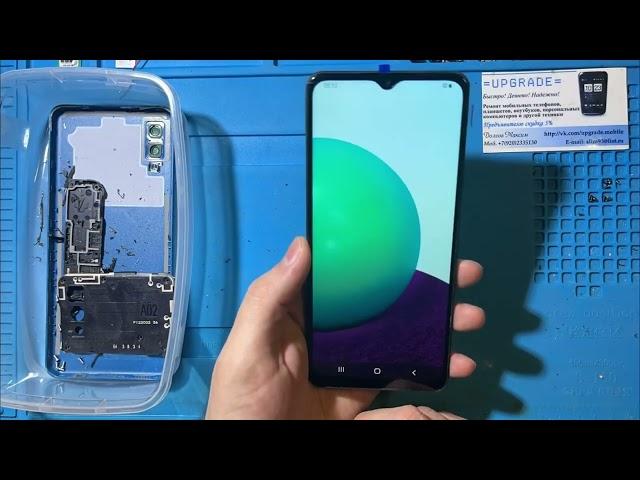 Замена дисплея на Samsung A02