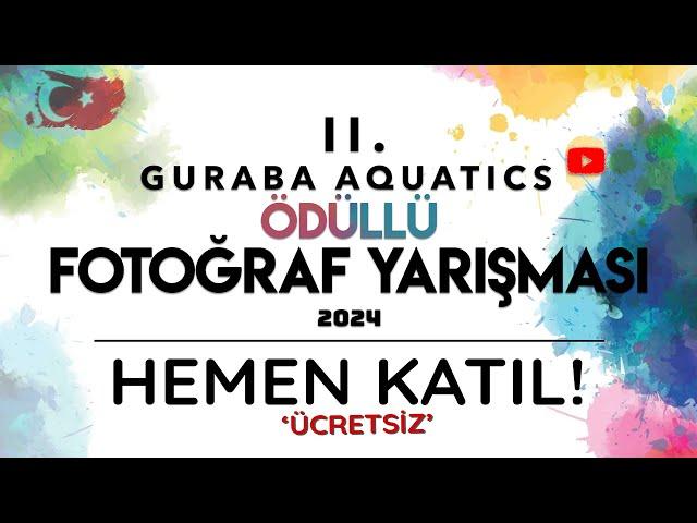  2. GURABA AQUATICS ÖDÜLLÜ FOTOĞRAF YARIŞMASI | 2024 - BÜYÜK YIL SONU ETKİNLİĞİNE DAVETLİSİNİZ!