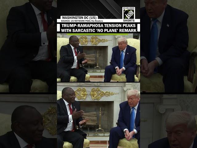'I'm sorry I don't have a plane to give you’ Ramaphosa claps back at trump with sarcasm