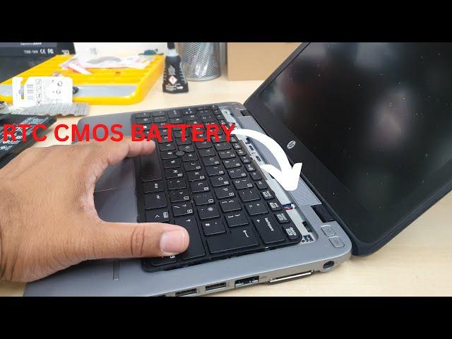 HP EliteBook 820 G2 How To Replace RTC CMOS Battery with different Model 3V