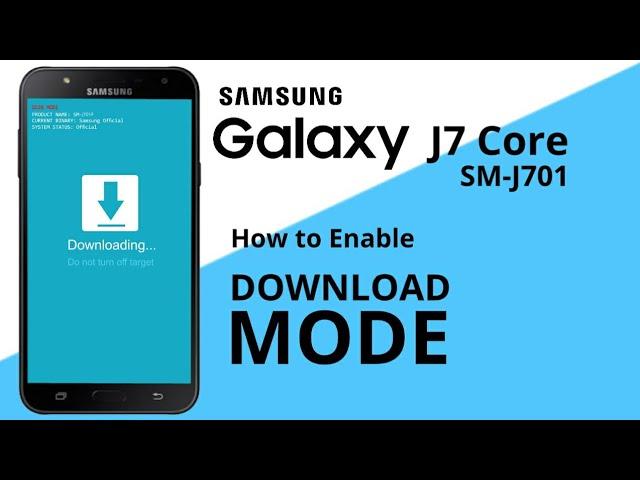 SAMSUNG SM-J701 MAKE DOWNLOAD MODE #samsungdownloadmode #downloadmode #samsungflashingmode