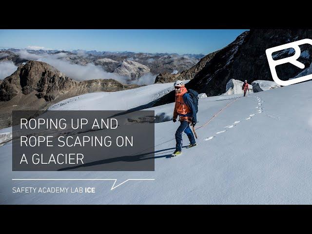 Roping up on a glacier: Rope spacing in a rope team, brake knots & more – Tutorial (11/18) | LAB ICE