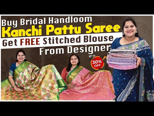 Discover the MOST STUNNING Handpicked Bridal Kanchi Pattu Sarees in 2024