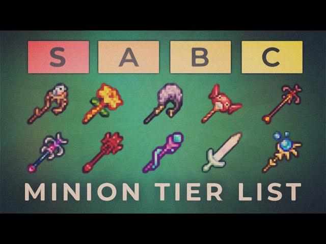 All Minion Tier List & Comparison - Terraria 1.4.4.9