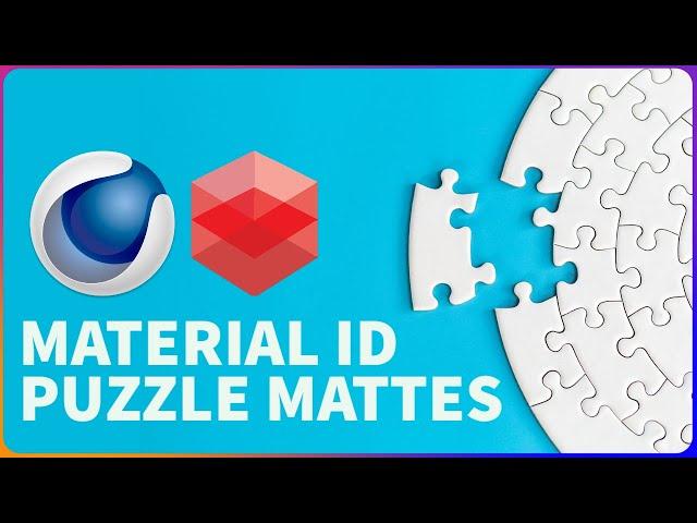 How to Create Material ID Mattes with Redshift Puzzle Matte AOVs | Cinema 4D