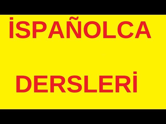 Hızlı İspanyolca Ders 10 - Geniş Zaman