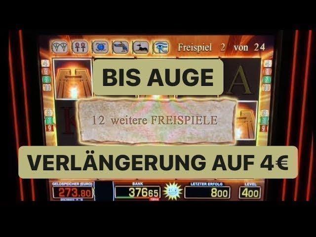 EYE OF HORUS auf 4 Euro FREISPIELE bis Auge +Verlängerung Merkur Magie Casino Spielothek Spielhalle