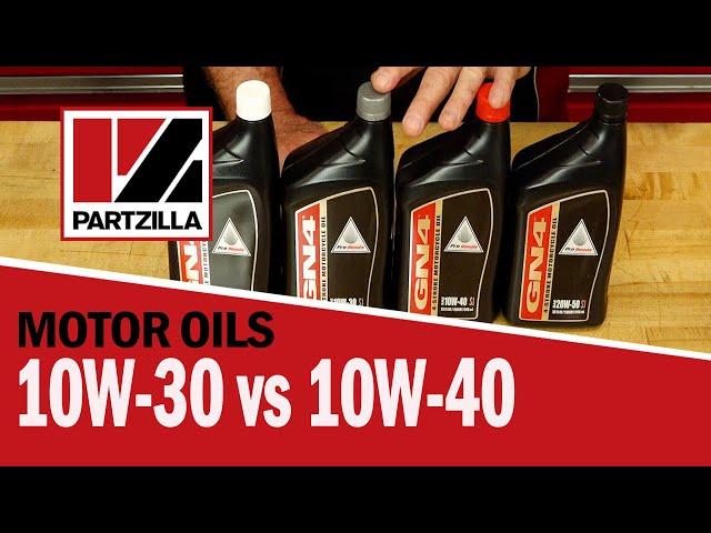 10W30 vs. 10W40 Oil | What’s the Difference Between 10W30 and 10W40 Oil  | Partzilla.com